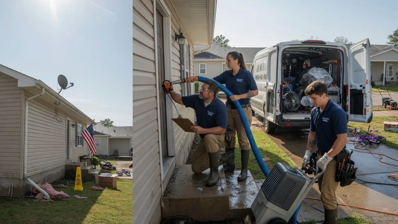 Ceiling Water Damage Restoration in Deport, TX near me